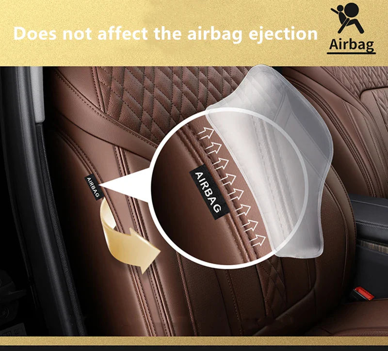 Leather Seat Covers for BMW X7 (6 Seats, 3 Rows)
