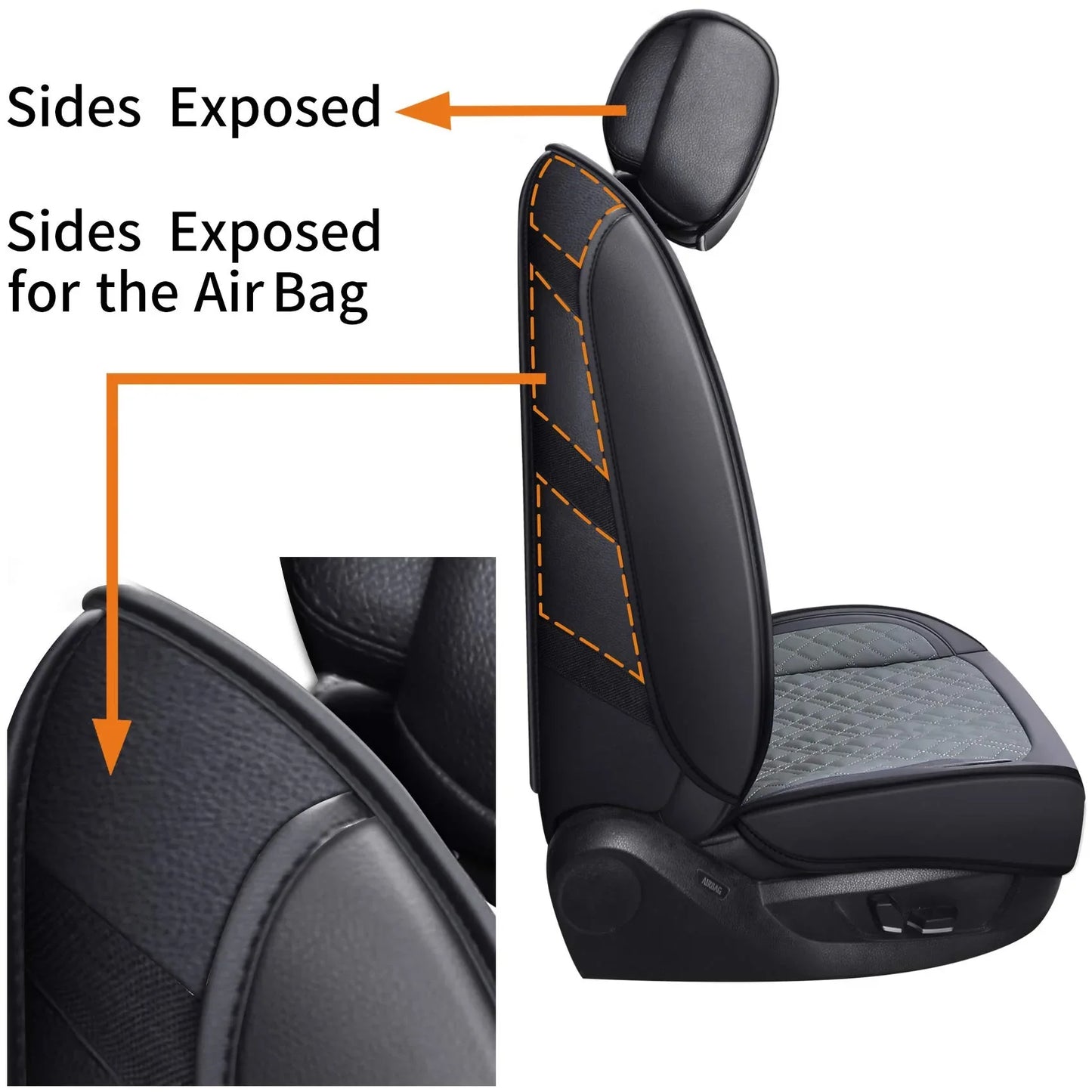Leather Seat Covers for Dodge Ram (2009–2022)