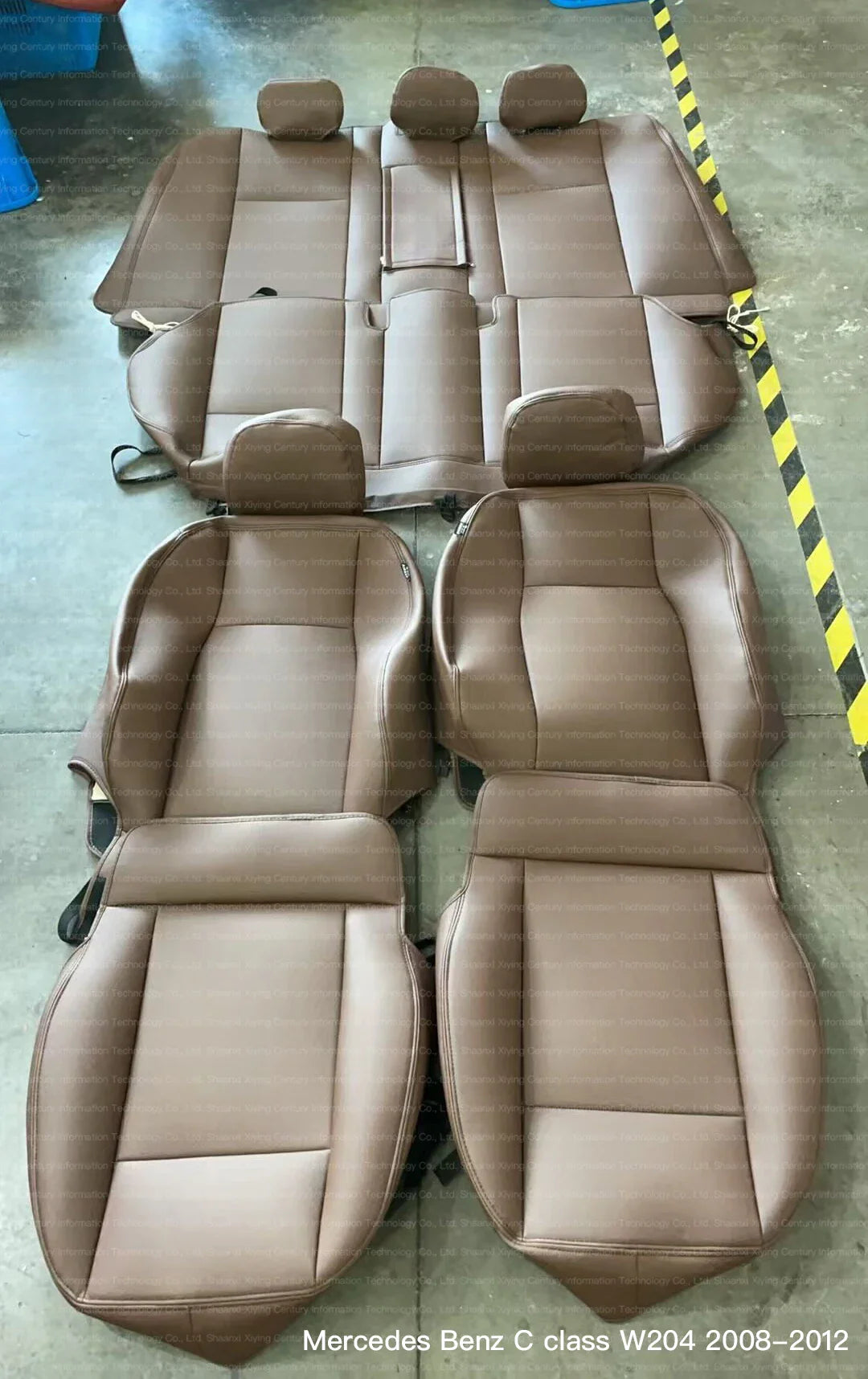 Leather Seat Covers for Mercedes-Benz C-Class W204