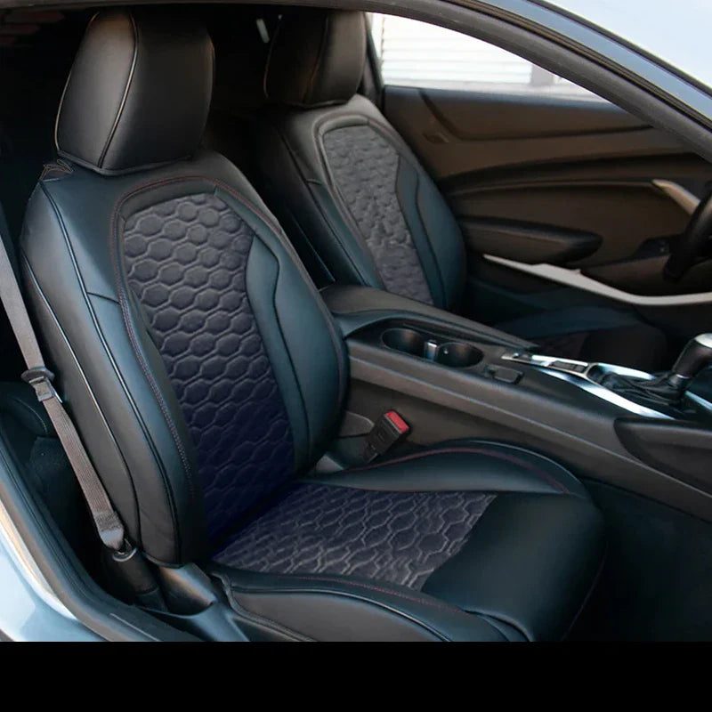 Artificial Nappa Leather Camaro Seat Covers for 2010–2024