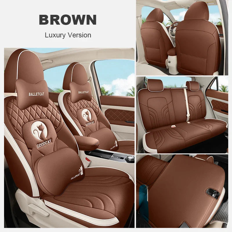 Leather Seat Covers for GWM Ora 03