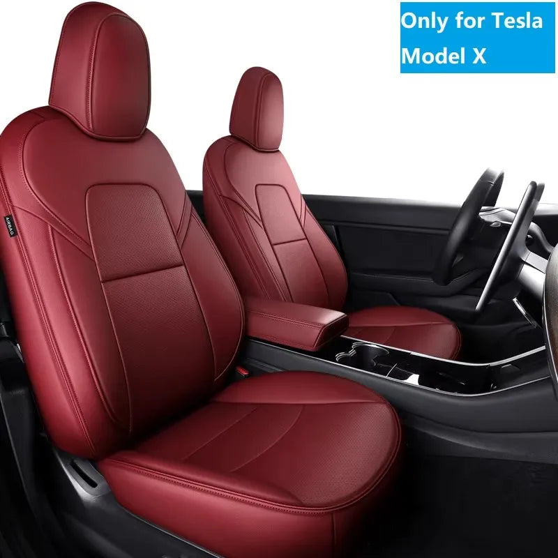 Leather Seat Covers for Tesla Model X – 6 Seater