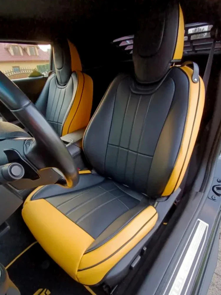 Artificial Nappa Leather Camaro Seat Covers for 2010–2024