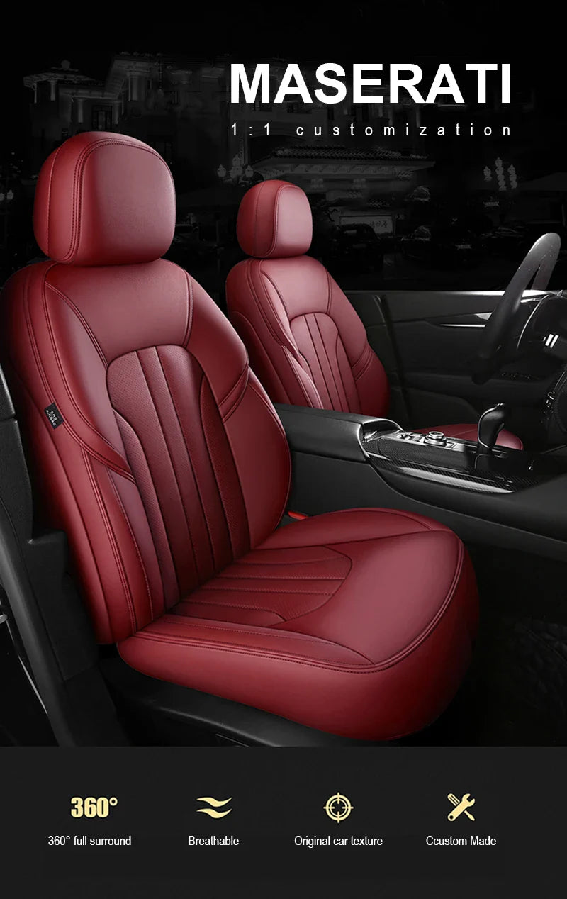 Leather Seat Covers for Maserati Ghibli