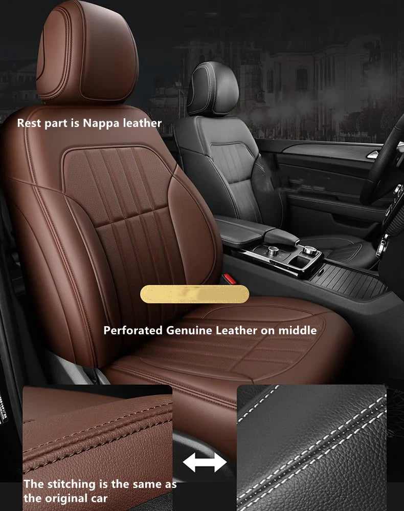 Leather Seat Covers for Mercedes-Benz W214