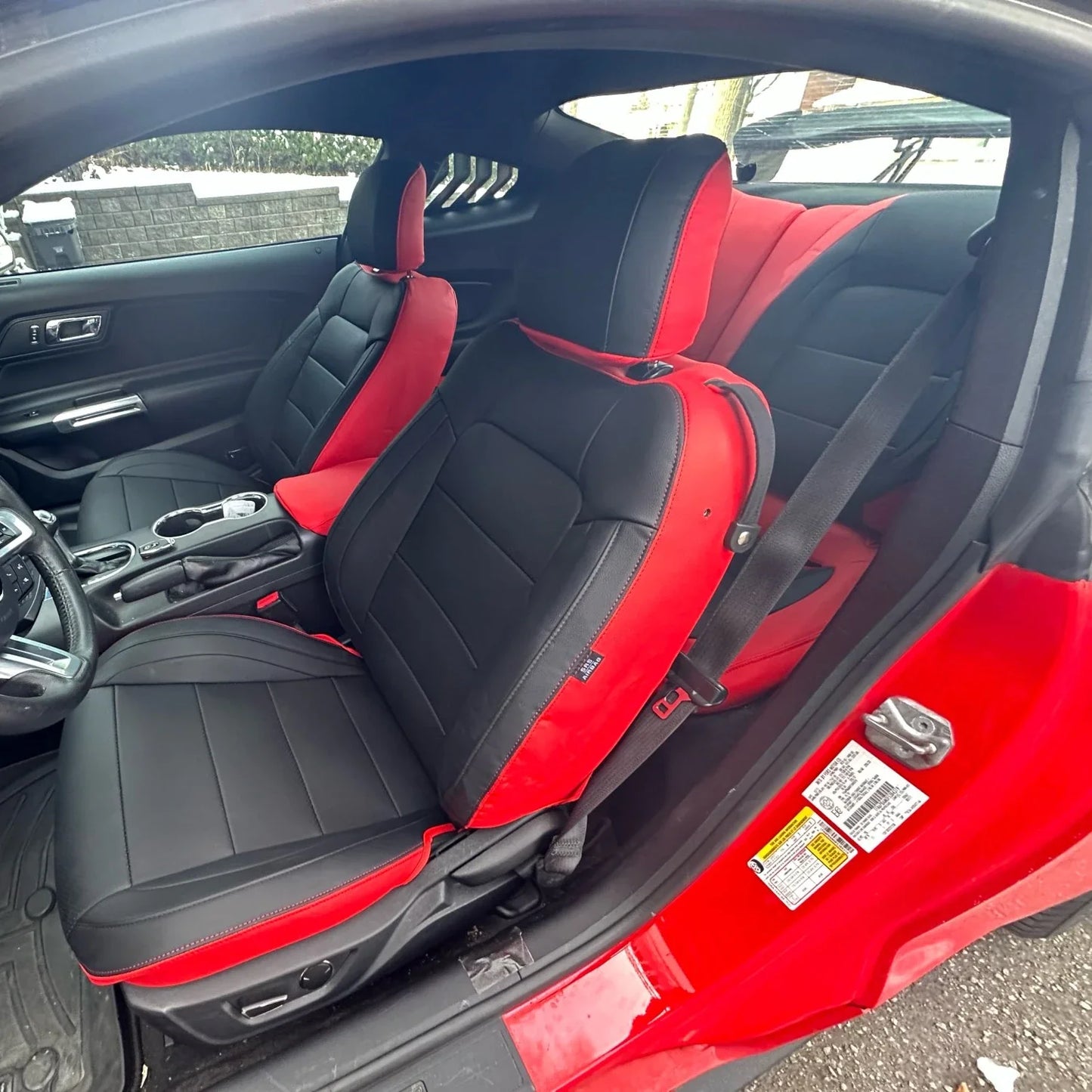 Artificial Nappa Leather Camaro Seat Covers for 2010–2024