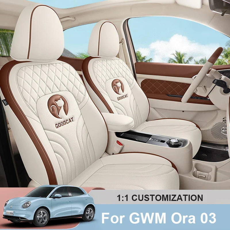 Leather Seat Covers for GWM Ora 03