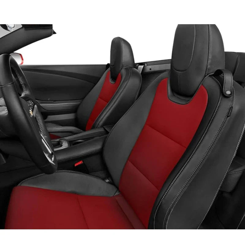 Artificial Nappa Leather Camaro Seat Covers for 2010–2024