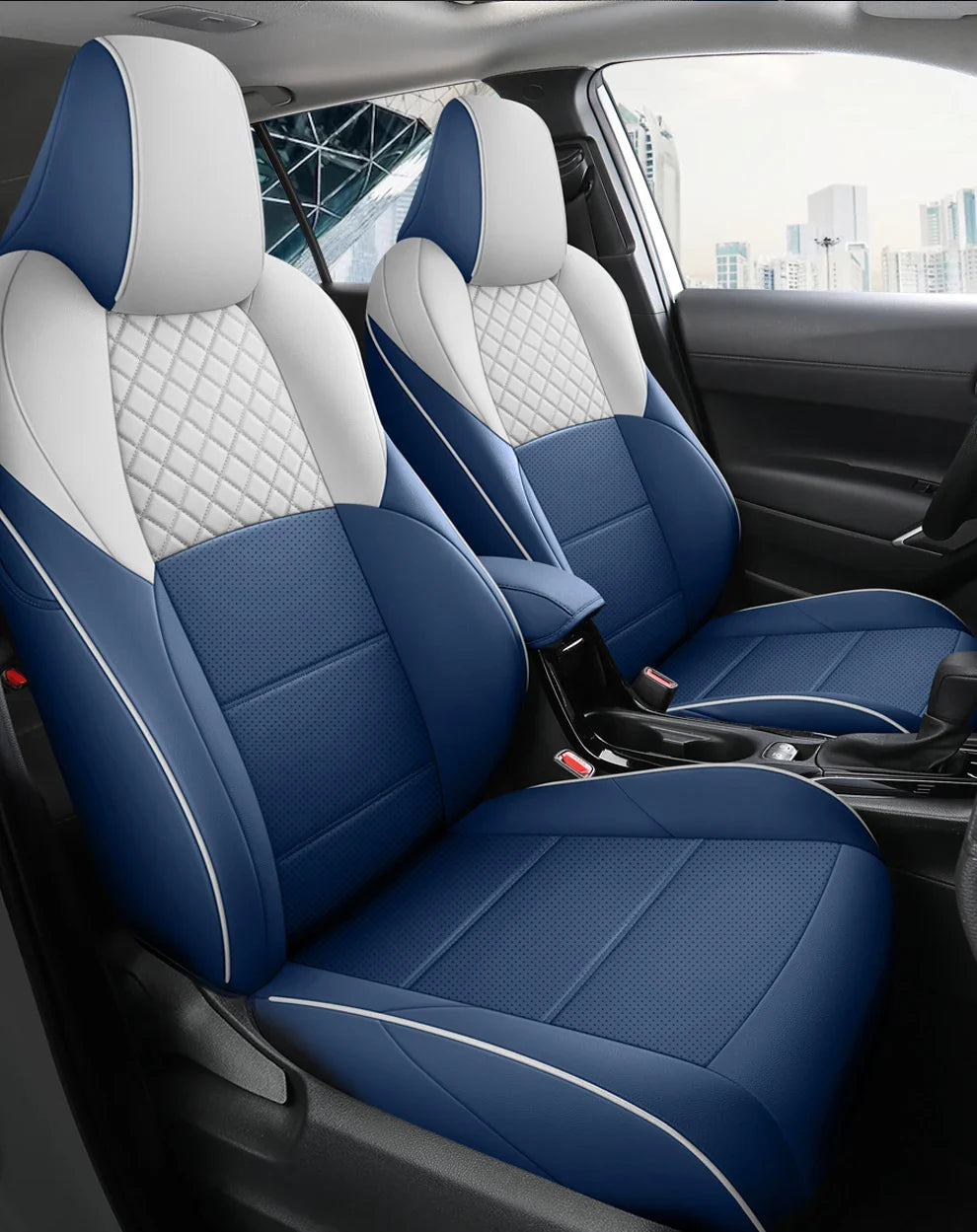 Leather Seat Covers for Toyota bZ4X