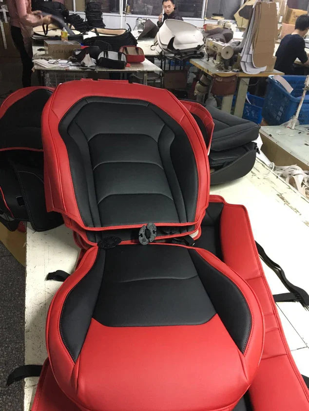 Artificial Nappa Leather Camaro Seat Covers for 2010–2024
