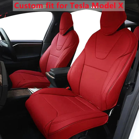 Leather Seat Covers for Tesla Model X – 7-Seater