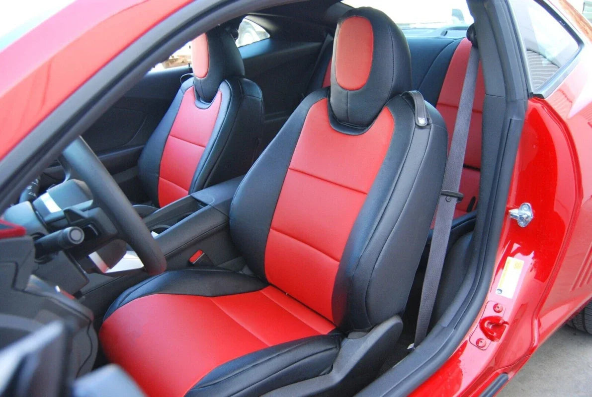 Artificial Nappa Leather Camaro Seat Covers for 2010–2024