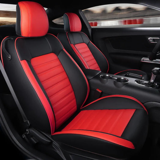 Leather Seat Covers for 2012–2014 Ford Mustang Coupe