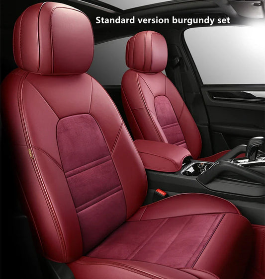 Suede Leather Seat Covers for Audi Q7 (7‑Seater)