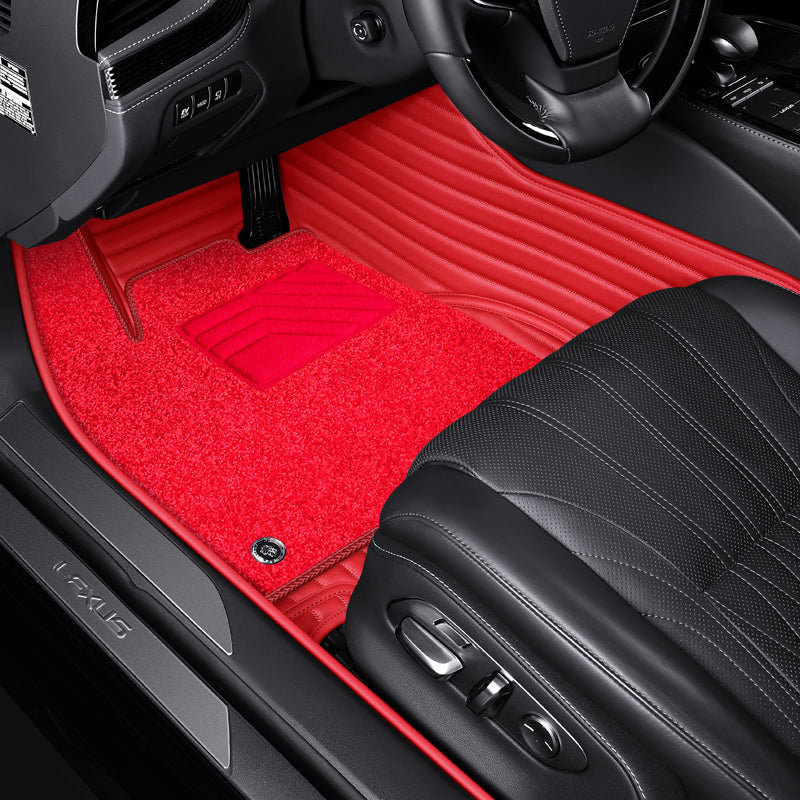 Custom-Fit Leather Floor Mats