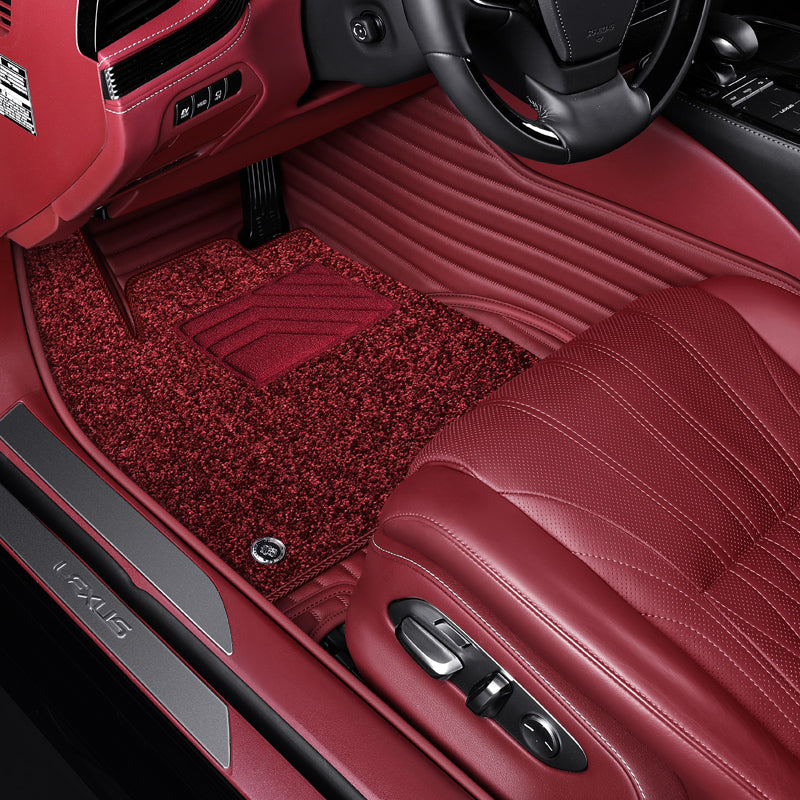 Custom-Fit Leather Floor Mats