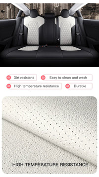 Leather Seat Covers for Tesla Model X – 7-Seater