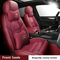 Suede Leather Seat Covers for Audi Q7 (7‑Seater)