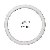 38 cm Universal Stitched Leather Steering Wheel Cover - Anti-Slip