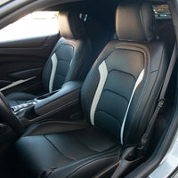 Artificial Nappa Leather Camaro Seat Covers for 2010–2024