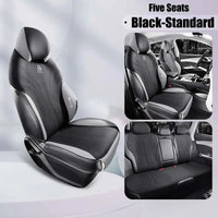 Half-Cover Suede Leather Seat Cushion Pads for BYD Atto 3 / Yuan Plus