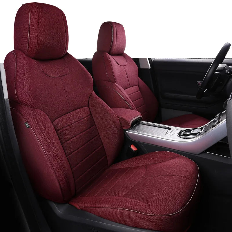 Flax Linen Seat Covers for Range Rover 2000
