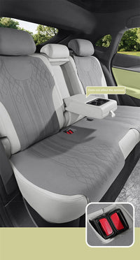 Half-Cover Suede Leather Seat Cushion Pads for BYD Yuan UP