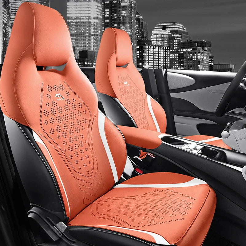 Half-Cover Suede Seat Cushion Pads for BYD Dolphin