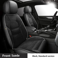 Suede Leather Seat Covers for Audi Q7 (7‑Seater)