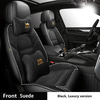 Suede Leather Seat Covers for Audi Q7 (7‑Seater)