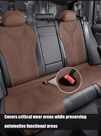 Half-Cover Suede Car Seat Cushion Pad for BMW 5 Series