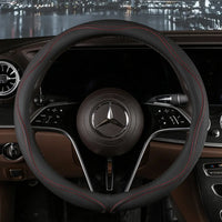38 cm Universal Leather Steering Wheel Cover – Fashion Style
