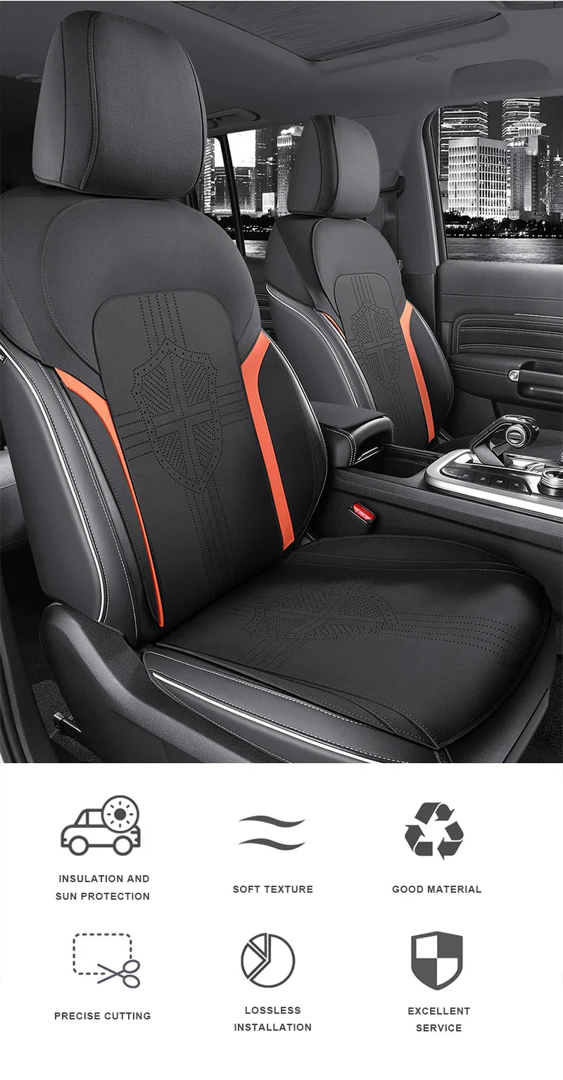Half‑Cover Suede Car Seat Cushion Pads for Tank 300