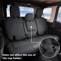 Leather Seat Covers for Jeep Wrangler (2018–2024)
