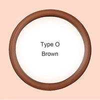 38 cm Universal Stitched Leather Steering Wheel Cover - Anti-Slip