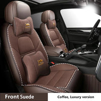 Suede Leather Seat Covers for Audi Q7 (7‑Seater)