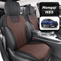 Half Cover Suede Car Seat Cushion Pads for Hongqi HS5