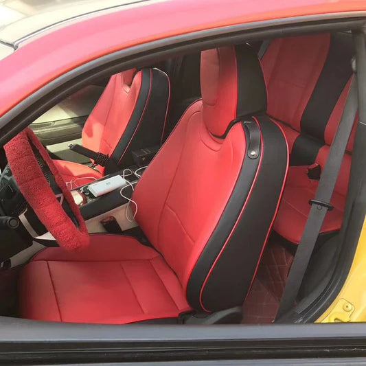 Artificial Nappa Leather Camaro Seat Covers for 2010–2024