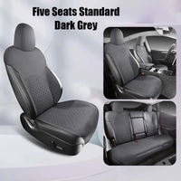 Half-Cover Suede Car Seat Cushion Pads for Tesla Model Y