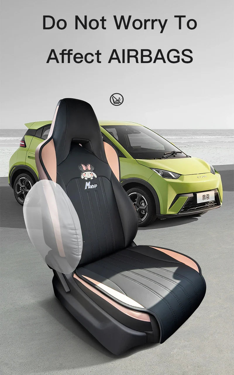 Half-Cover Leather Seat Cushion Pads for BYD Seagull