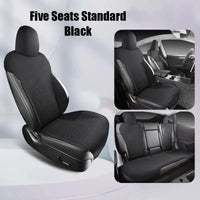 Half-Cover Suede Car Seat Cushion Pads for Tesla Model Y