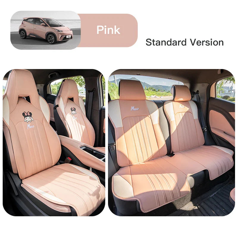 Half-Cover Leather Seat Cushion Pads for BYD Seagull