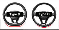 38 cm Universal Leather Steering Wheel Cover – For Cars and SUVs