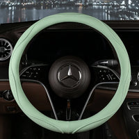 38 cm Universal Leather Steering Wheel Cover – Fashion Style