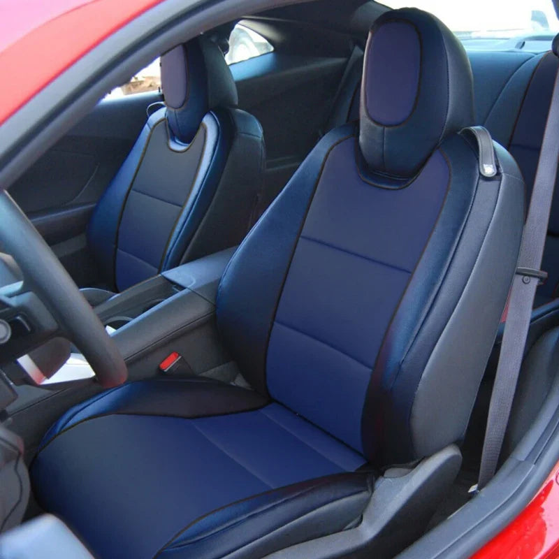 Artificial Nappa Leather Camaro Seat Covers for 2010–2024