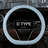 38 cm Universal Leather Steering Wheel Cover – Fashion Style