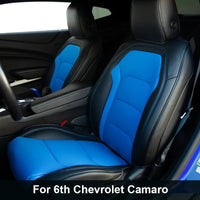Artificial Nappa Leather Camaro Seat Covers for 2010–2024