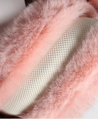 38 cm Plush Cat-Ear Steering Wheel Cover (Anti-Slip)